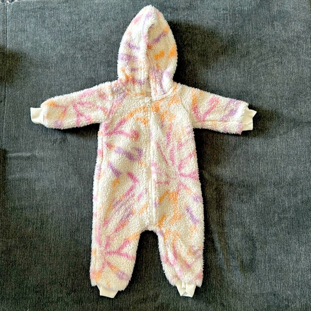 Grayson mini collection, Sherpa tie-dye onesie 3-6 month size.